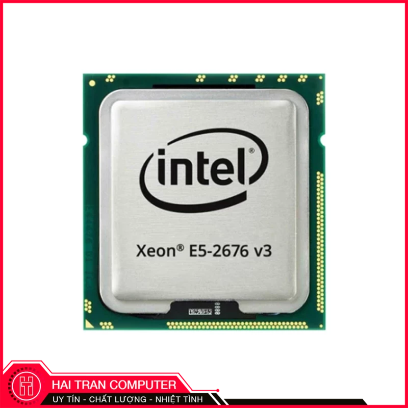 CPU Intel Xeon E5 2676V3 (2.4GHz Turbo Up To 3.2GHz, 12 nhân 24 luồng, 30MB Cache, LGA 2011-3)